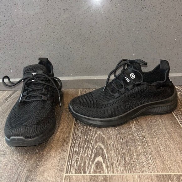 Ecko Womens Size 7.5 Black Red Athletic Slip On Shoes Sneakers NEW No Box - Picture 1 of 7